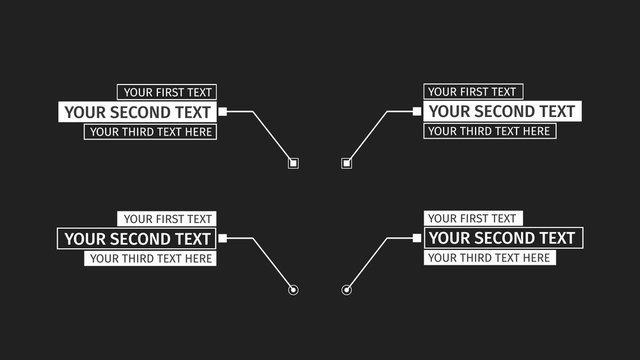 Three Line Call Out Overlays