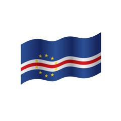 Cape Verde flag, vector illustration