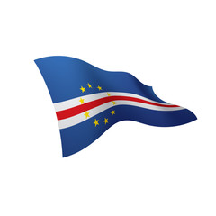 Cape Verde flag, vector illustration
