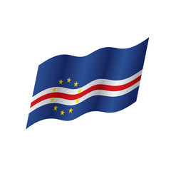 Cape Verde flag, vector illustration