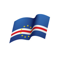 Cape Verde flag, vector illustration
