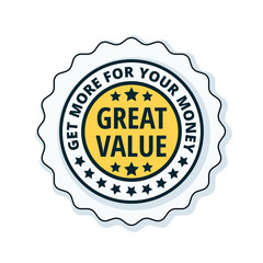 Great Value label illustration