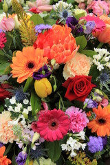 Colorful wedding flowers