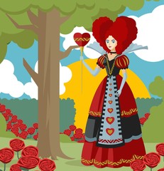 alice in wonderland classic tale queen of hearts