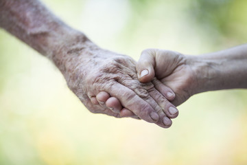 Holding Senior Hands