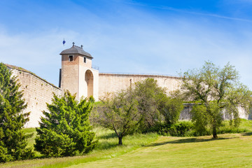 Fototapeta na wymiar Citadel is leading tourist attraction in Besancon
