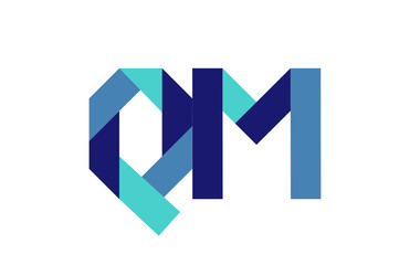 QM Ribbon Letter Logo