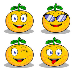 orange girl expression pack