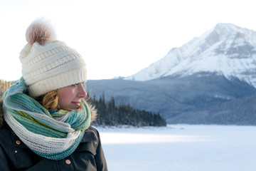 Mountain Girl Gazing