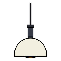 house lamp hanging icon vector illustration design