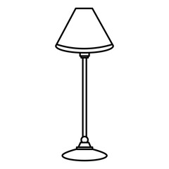 Fototapeta premium bedroom lamp isolated icon vector illustration design