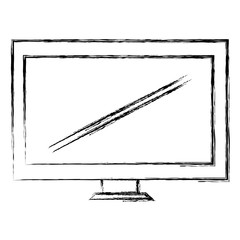 monitor computer display icon vector illustration design