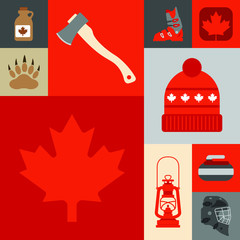 Cute Canadian Icon Collection