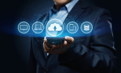 Cloud Computing Technology Internet Storage Network Concept