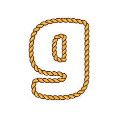 G Rope Letter Logo Icon Design