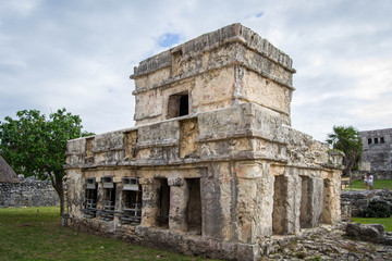 Naklejka premium Ancient mayan buildings of Tulum