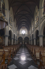 Fototapeta na wymiar Beautiful architecture of Roman Catholic Cathedral