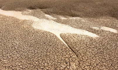 Background of red clay