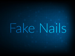Fake Nails abstract Technology Backgound