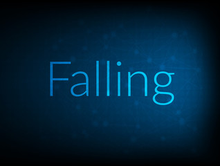 Falling abstract Technology Backgound