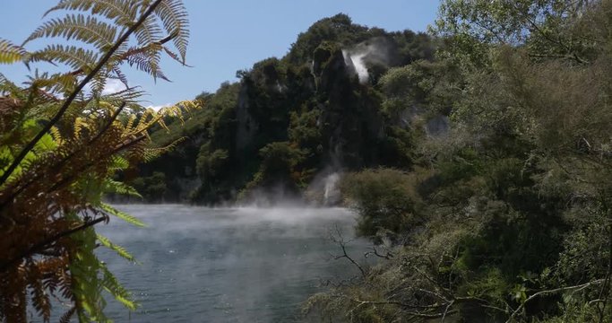 New Zealand, Geothermal, Volcanic, Pool, steam, heat, sulphur