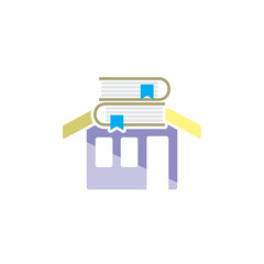 Book House Logo Icon Design