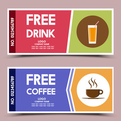 free drink and coffee coupon