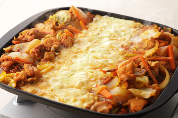 チーズダッカルビ　Cheese dak galbi