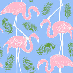 Fototapeta premium Abstract hand painted seamless animal background.Isolated pink F