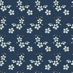 Hand drawn floral pattern