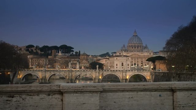 Rome Bridge Pan Across