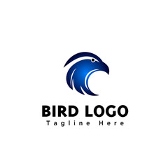 Naklejka premium abstract bird eagle head logo
