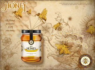Wildflower honey ads