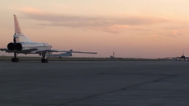 They rule bombers on the airfield