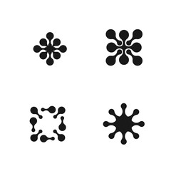 Fototapeta premium Technology Logo Set