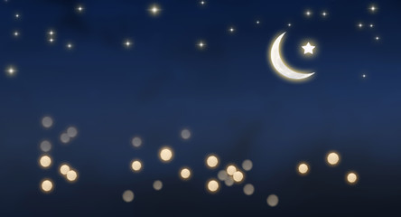 eid mubarak hintergrund panorama