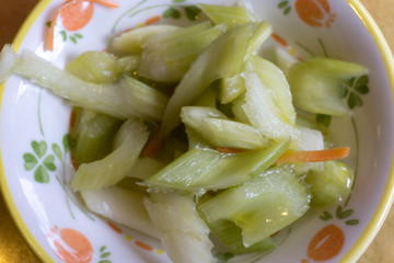 セロリの浅漬け