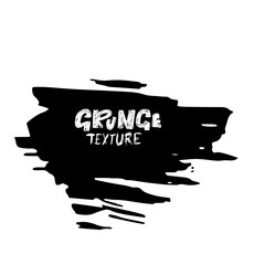 Ink vector dry brush stroke. Vector illustration. Grunge hand drawn watercolor texture. Space for text.