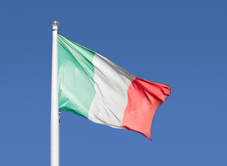 The flag of Italy