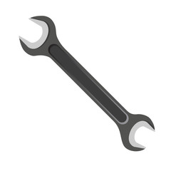 Wrench on a white background