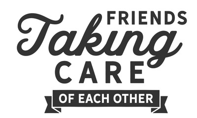 friends taking care of each other