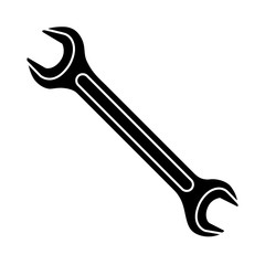 Wrench on a white background