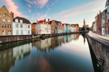 Fototapeta na wymiar Bruges cityscape, Belgium
