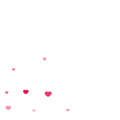 Heart confetti background.