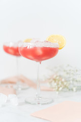 Fresh juice frozen coctail