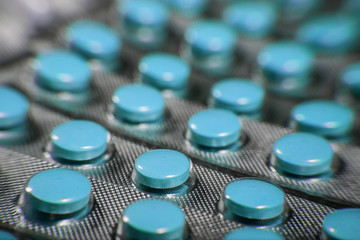 Pharmaceutical medication and pills in packs