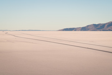 Landscape of the Uyuni salt flat, Salar de Uyuni