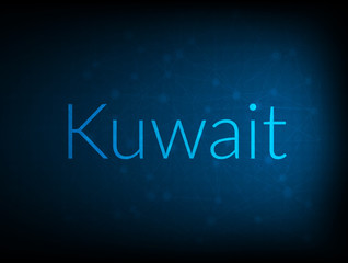 Kuwait abstract Technology Backgound