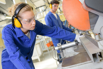 young qualified people forced to work at the factory