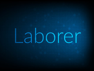 Laborer abstract Technology Backgound